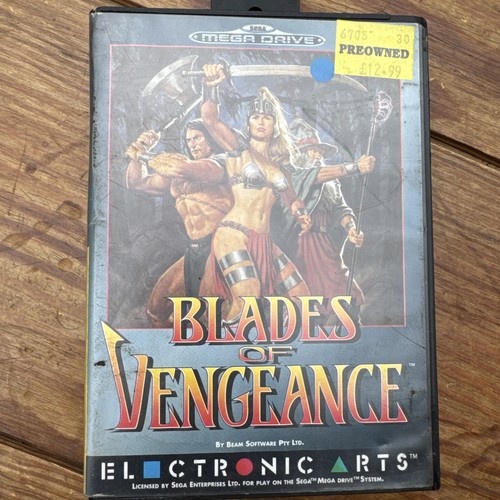 Blades vengeance sega mega - blades, of
