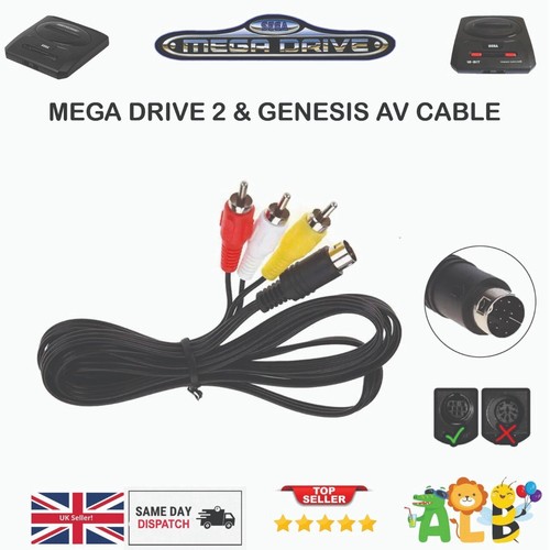 Sega mega drive rca - mega, cable