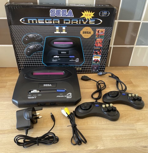 Boxed sega mega - drive, styled