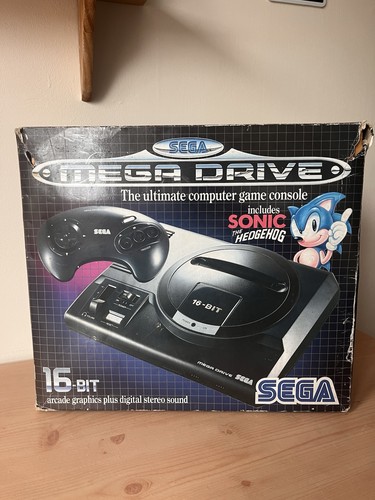 Boxed sega mega drive console - boxed,